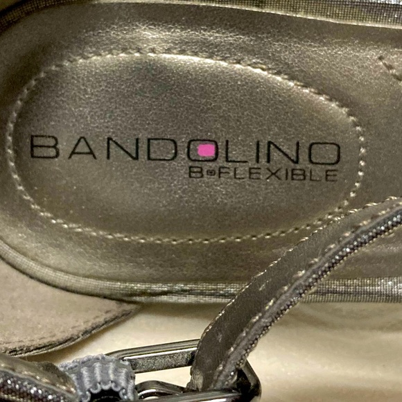 Pewter Heels with Mesh Inserts - Picture 8 of 9